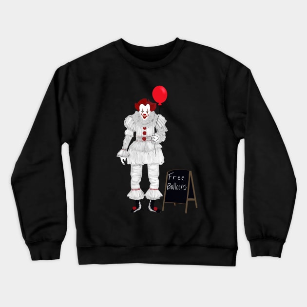 Scary Crewneck Sweatshirt by tiffytiff